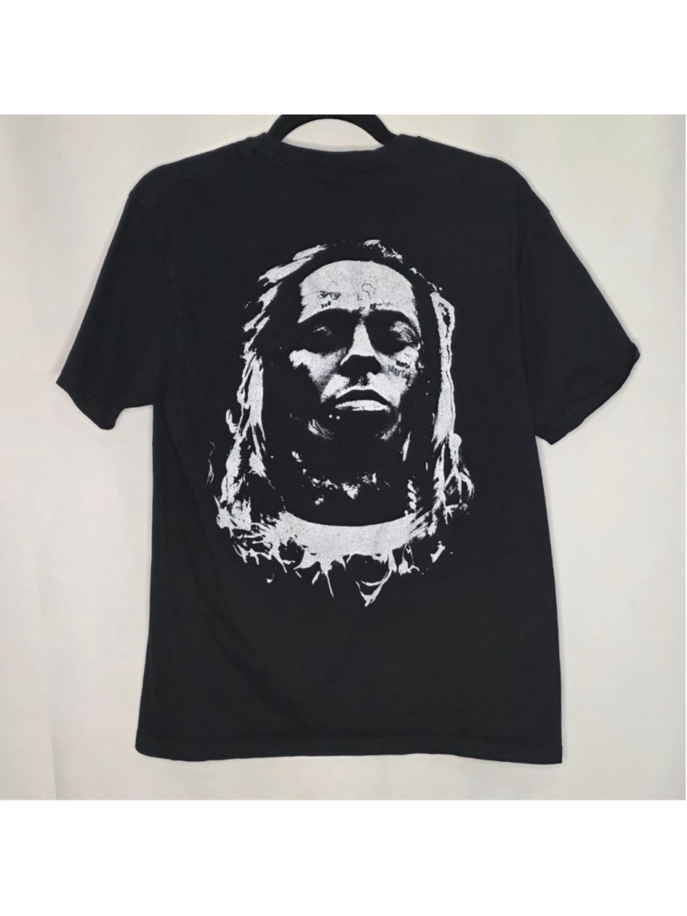 Men's Lil Wayne Black & White Short Sleeve Tee M
